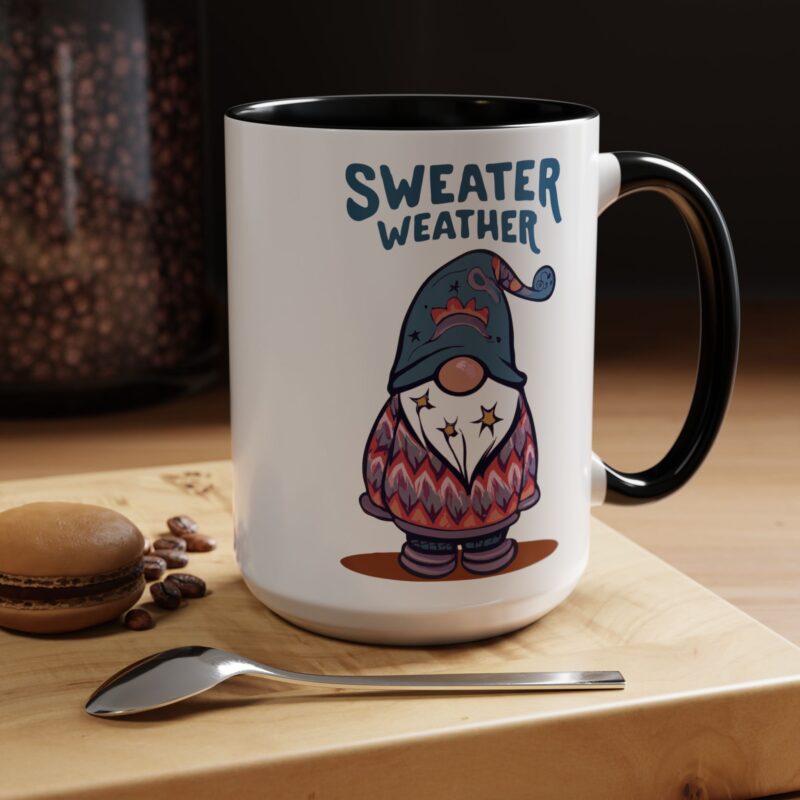 Gnome Sweater Weather Mug - Image 7