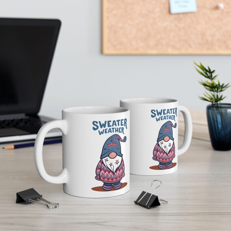 Gnome Sweater Weather Mug - Image 6