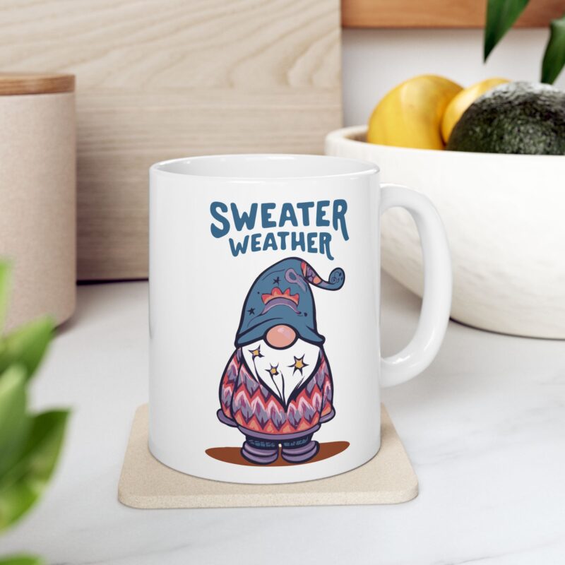 Gnome Sweater Weather Mug - Image 8