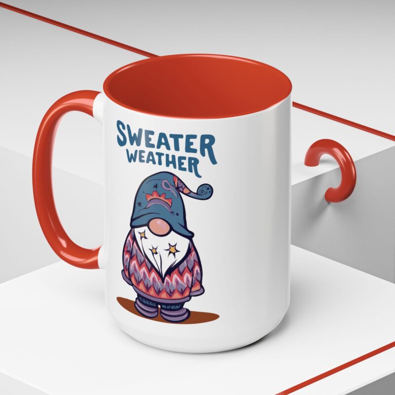 Gnome Sweater Weather Mug - Image 11